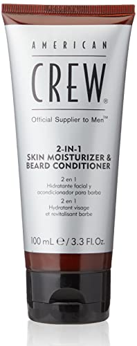 – 2 in 1 Skin Moisturizer & Beard Conditioner, Loción Hidratante para la Piel y Acondicionador para la Barba, Cuidado Facial para Hombres, Para una Barba Suave y Cuidada, 100 ml