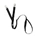 Vancool Stirrup Style (Loop) Adjustable Elastic Shirt Stays Suspenders - Keeps Shirts Tucked In (2 pairs)
