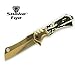 Snake Eye Tactical Heavy Duty Folding Pocket Knife Outdoors Camping Hunting Fishing. (Gold)