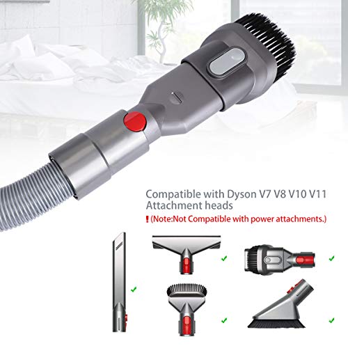 LANMU Flexible Extension Hose for Dyson V11 V10 V8 V7 Cordless Stick Vacuum Cleaner,Dyson Vacuum