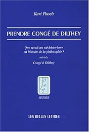 Prendre congé de Dilthey