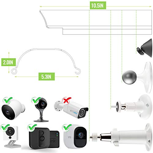 Uogw 2 Pack Sun Rain Shade Cover Compatible with Blink XT,XT2,(3rd Gen