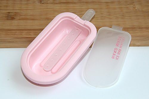 MELIP Popsicle Molds BPA Free Stackable Ice Lollipop Mold Stackable Ice Lollipop Mold (Pink)