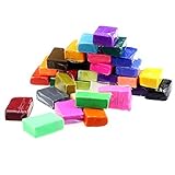 Mokingtop 32pcs New DIY Malleable Fimo Polymer Modelling Soft Clay Blocks Plasticine