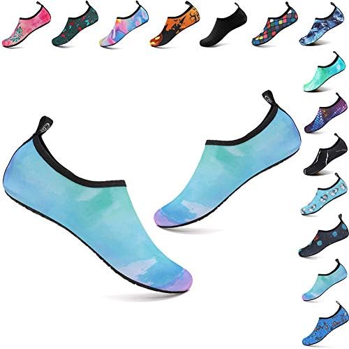 welltree Womens Mens Water Shoes Barefoot Aqua Socks for Outdoor Beach Swim Yoga Exercise