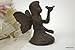 HomeOffice Small Cast Iron Playful Fairy Garden Statue Angel Pixie Fairy
