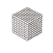 RLRY Magnetic Cube 1000 Pieces 3 mm Silver Magnets Cube Magnets Block Puzzle Format Magnetic Holders Square Cube Children's Puzzle Magic Cube Toys