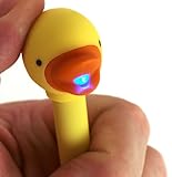 Kikkerland Quacking Light Up Novelty Funny Duck Pen