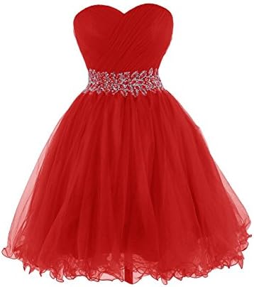 KARMA PROM Women's Sweetheart Tulle Cocktail Dress Homecoming Dress