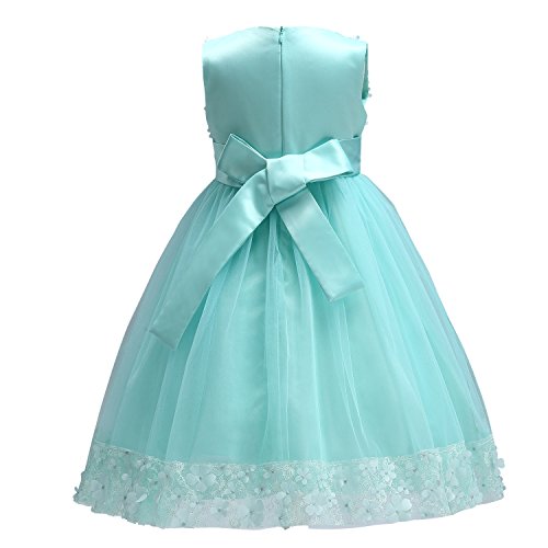 Acecharming Girls Ball Gown Dress, Wedding Bridesmaid Pageant Party Dance Maxi Prom Dress(2-10 Years Old) - Thumbnail 2