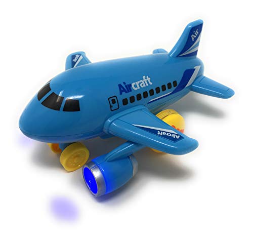 2 Friction+Powered+Airplanes+Lights+Sounds