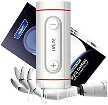 Lqtiantian Premium Space Capsule Flip Hole Male Sucker Dual Channel Strong Sucktion Pressure Device