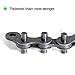 boeray 15 Inch Heavy-Duty Ratcheting Chain Wrench Reversible Oil Filter Tool Pipe Fittings Tools Fit Max 8 Inch Diameter