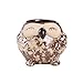 LANKER 6 Pack 3.1 Inch Mini Owl Pots Flowing Glaze Ceramic Succulent Planter Plant Container(3.1 inch 6pcs)