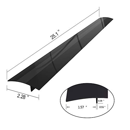 Stove Counter Gap Cover for Crumbs, 25" Large Oven Liner Easy Clean Heat Resistant 2 Pack Seals Spill Guard for Kitchen Stovetop, Washer, Dryer, Washing Machine
