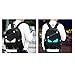 Anime Backpack Luminous Backpack Men School Bags Boys Girls Cartoon Bookbag Noctilucent USB Chargeing port&anti-theft Daybag Women (Evil eye)