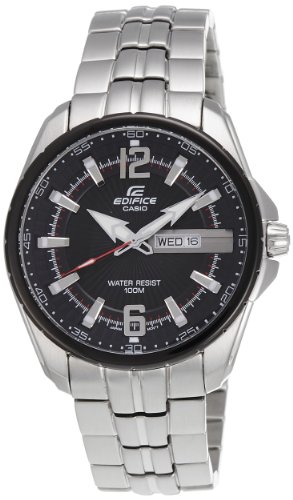 Casio Edifice Analog Black Dial Men's Watch - EF-131D-1A1VDF(ED444)