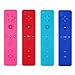 Yosikr Wireless Remote Controller for Wii Wii U - 4 Packs Pink+Red+Deep Blue+Blue