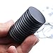 Waterproof Neodymium Disc Magnets with Epoxy Coating, Powerful Permanent Rare Earth Magnets, with Double-Sided Adhesive - 1.26 inch x 0.08 inch, Pack of 15