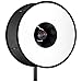 Round Flash 18inch / 45cm RoundFlash Foldable Ring Flash Speedlite Diffuser Softbox Light Modifier for Canon Nikon Sony DSLR Speedlight Macro Portrait Shooting Photography Studio