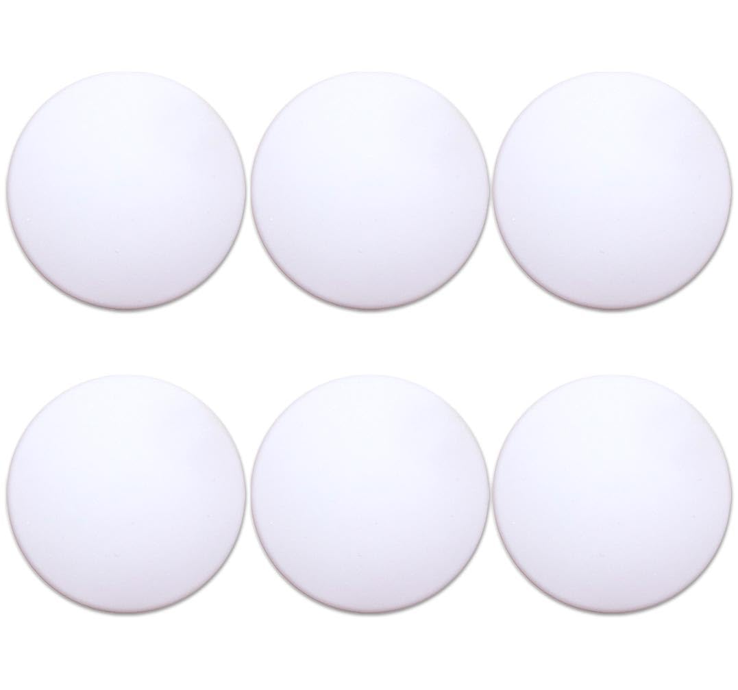 Photo 1 of Door Stoppers (6 Pcs) Door Stops Wall Protector. 2" White Silicone Door Bumpers with Strong Thickened Adhesive of Rubber Knob, Round Wall Shield Cushion. Door Knob Wall Protector,Anti-Collision Pad