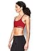 Under Armour Women's Armour Mid Sports Bra, Red/Aluminum, Medium