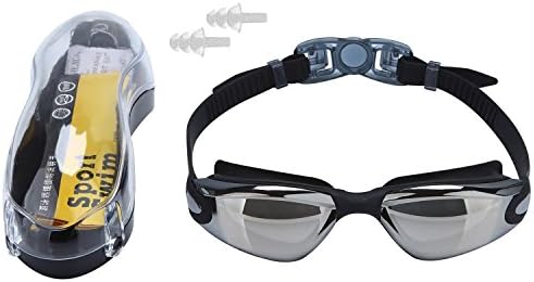 BAISHI Swimming Goggles Men Women Cool Swimming Goggles Swim Goggle Anti Fog for Adults,Youths - Black
