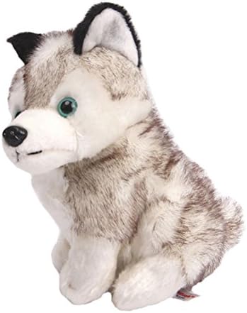 Plush Chew Durable Dog Toys for Small/Medium Pets, Teether Toys Plush Soft Stuffed Toy Husky,S