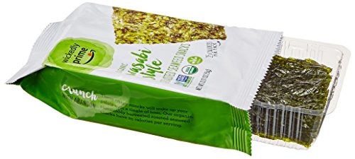 Wickedly Prime Organic Roasted Seaweed Snacks Wasabi Style 0 17 Ounce Pack Of 24 Pricepulse