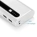 Aibocn Power Bank 10,000mAh External Battery Charger with Backup Flashlight - Upgraded