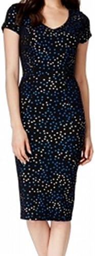 Marliyn Monroe Small Junior Star Printed Sheath Dress Black S