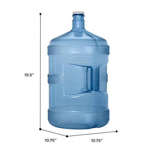 Polycarbonate Plastic Reusable Water Bottle Container (Made in USA) (5 Gallon)