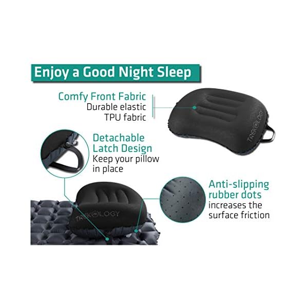 TREKOLOGY Ultralight Inflatable Camping Pillow Camping Galore