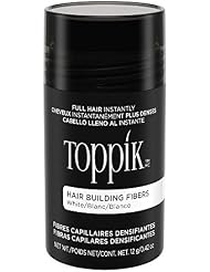Toppik Hair Building Fibers, White, 0.42 oz