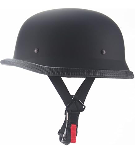 ebay german motorcycle helmets Style Half Helmet Open Face Adult Men Women DOT Approved Retro Helmet，Matte Black (Large) : Automotive Inside Lv Checkered Backpack Type:GRIFFON ZERO Hydration Backpack