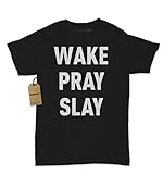Expression Tees Wake Pray Slay All Day Womens T-shirt