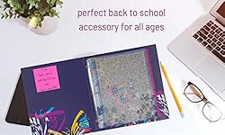 Vera Bradley 3 Ring Binder 1 Inch, Holds Letter