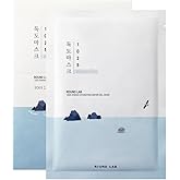ROUND LAB 1025 Water Gel Hydration Mask(10ea) | Hydration locking, Cooling, Rejuvenating, Easy layering, Unscented for sensitive skin (10ea)