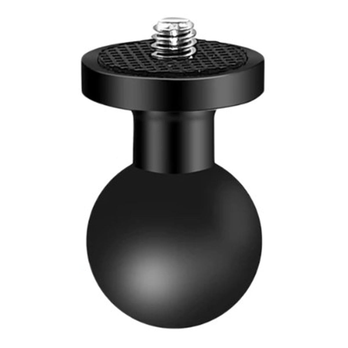 1 Inch / 25mm Tripod Ball Head Joint Mount Adapter with 1/4" Male Screw Thread Compatible with RAM Mounts