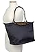Korvara Women's Tote Bag, Premium Nylon and Vegan Saffiano Leather Shoulder Handbag, Blue, Large