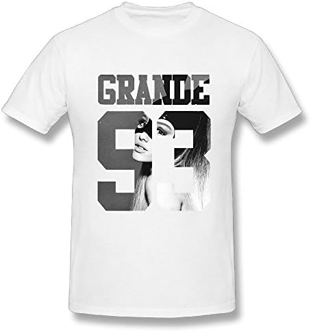 KaPeiZcn65 Men's Ariana Singer Grande T-Shirt - Fashion T-Shirts White XL