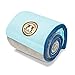 GuineaDad Original Reusable Cage Liner – Blue Fleece Bedding with Burrowing Pocket – Extra Absorbent Bamboo Core & Waterproof Bottom – Fits 2x3 C&C Guinea Pig Cages – Small Pet Supplies