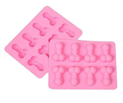 AS Novelty Fun Stag Party spoof Penis Shaped Mould Bachelorette Party, Cake mold,Chocolate Mould,Pudding mold,Ice lattice mold,3pcs!