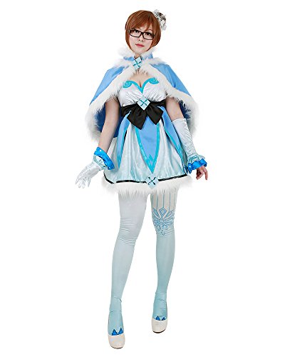 Miccostumes Women's Magical Girl Mei Cosplay Cloak Dress (Large)