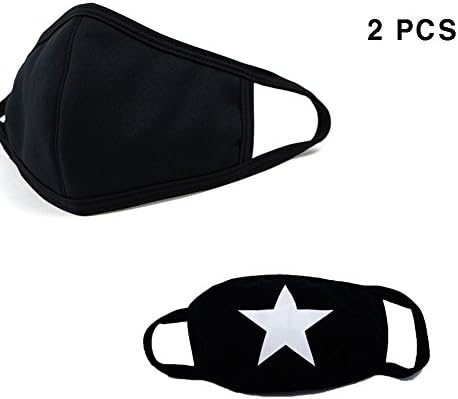 2 PCS Unisex Adult Fashion Cotton Mouth Face Mask Anti Dust Outdoor Protective Warm Clycling Sports Reusable