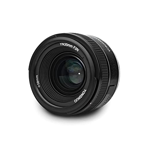 Yonguno, obiettivo YN-35 mm, F/2 per fotocamere DSLR Nikon – messa a fuoco automatica AF/MF