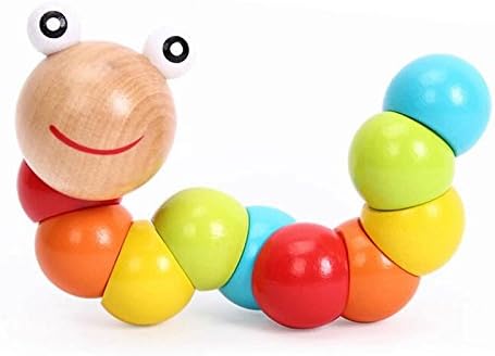 Amazon 華揚 かわいいねじれワームのおもちゃ ベビーキッズ フィンガーズ柔軟なエクササイズ玩具 パズル おもちゃ
