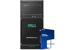 HP ProLiant ML30 Gen10 Tower Server Bundle with Intel Xeon E-2224, 64GB DDR4, 8TB SSD, RAID, Windows Server 2019