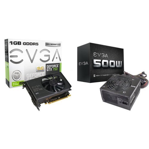 Evga  geforce gtx 750 superclocked 1gb gddr5 128bit graphics card…