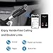 Bluetooth Receiver, Areson 7 Hours Mini Bluetooth Car Aux Adapter Receiver Support TF Card, 3.5mm Wireless Hands-Free Car Kits Music Adapter for Home Audio/Car Stereo System Headphone Speaker(Black)